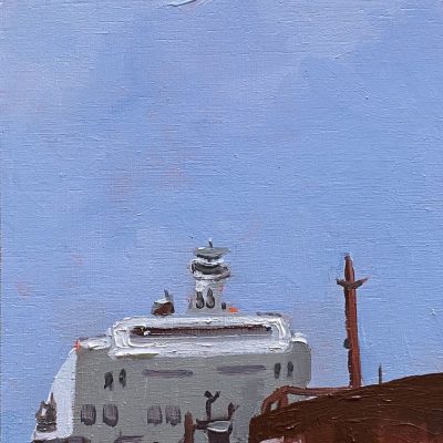 Ship off Dominican Coast