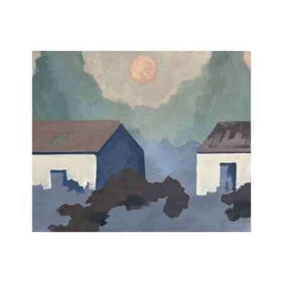Collection of Outbuildings under Moonlight
